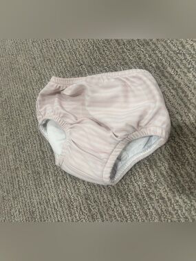 18-24 month Pink Striped Kids Swim Diaper Cover